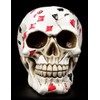 Skull Figurine - Poker Skull - Fantasy Gothic Decoration Funny