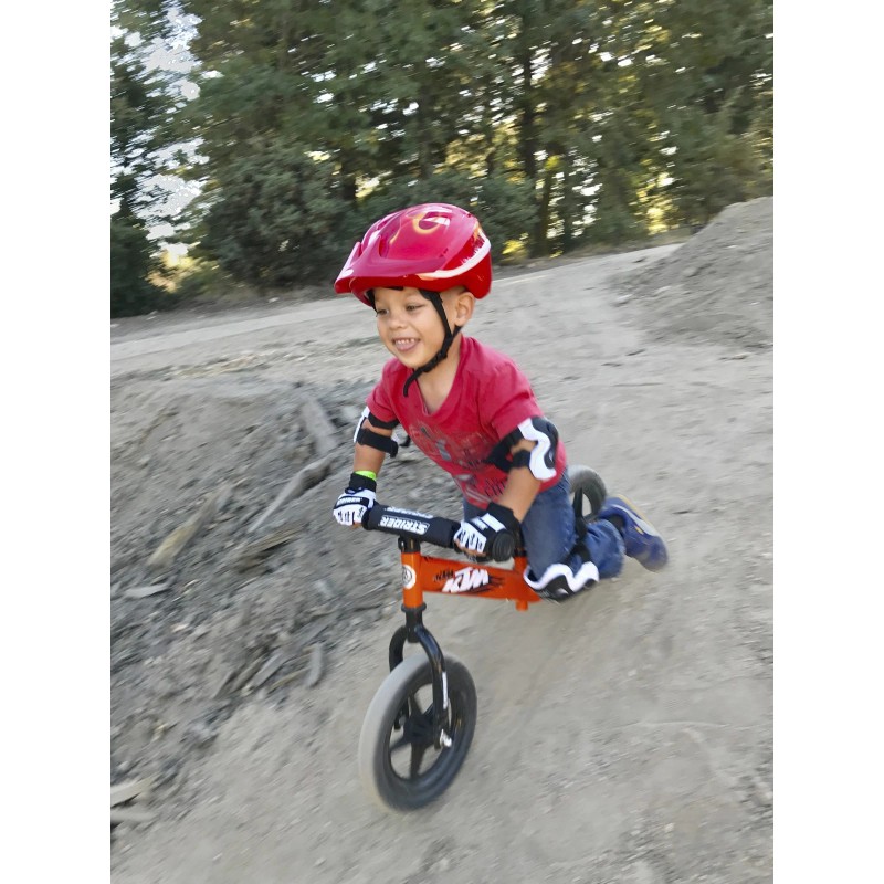 Strider Elbow & Knee Pads Black, Kids 18mo-5yr, Durable, Washable,