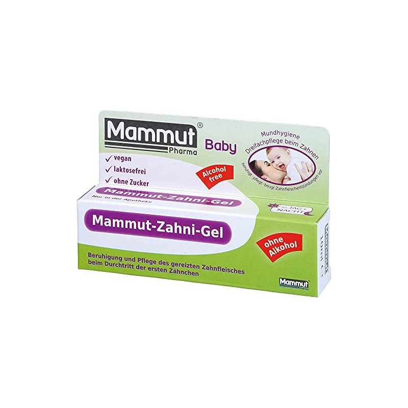 Mammut Baby Zahni Gel at first teeth, 10 ml