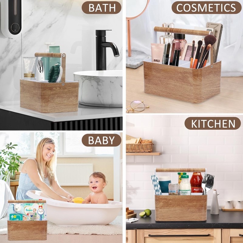 BYUNER Shower Caddy Portable for College: Devided Bathroom Caddy Shower