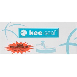 KEE-SEAL Disposable Pastry Bags, Piping Bag with Grip Tight Outer Surface, Smooth-Flow Interior, Easy Tear Perforation, Convenient Dispenser Box, 12-Inch, Clear