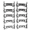 10Pcs Roof Moulding Drip Rail Clip for Lancer EVO 2002-2016