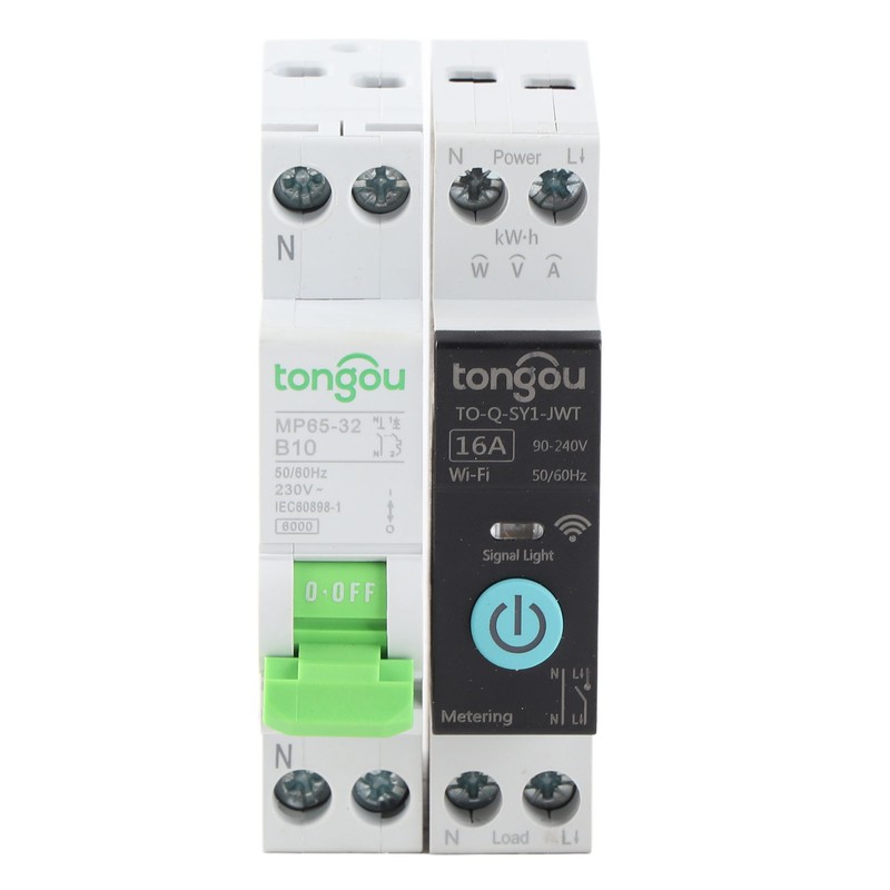 Small Intelligent Circuit Breaker Voice Control Timed Delay Remote WiFi