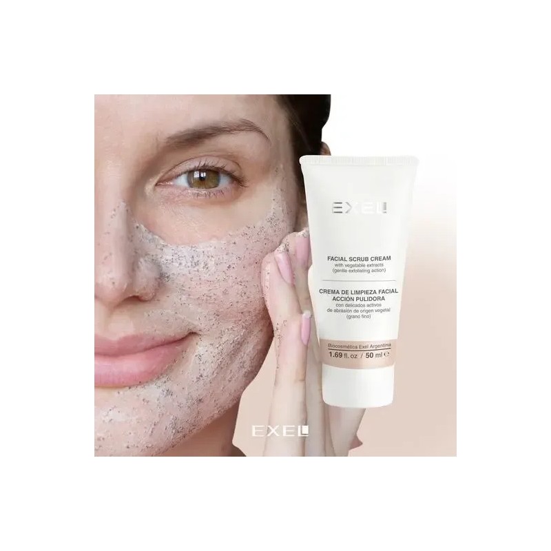 Crema de Limpieza y Acción Pulidrora Facial Exel Basics para