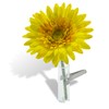 SANDINI Acrylic Car Vase with silk flower/cult flower in Fits