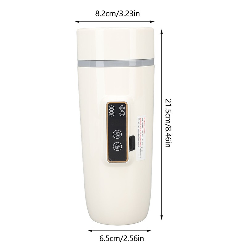 350ml Electric Travel Kettle with Digital Display Non Slip Waterproof
