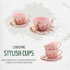 Cookspire Porcelain Tea Set - Modern Pink Tea pot (28.7