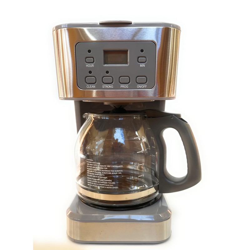 12 Cup Coffee Maker Pot Carafe (Gray Handle and Lid)