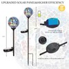 VCUTEKA Solar Path Lights Outdoor Decorative - Mosaic Solar Garden
