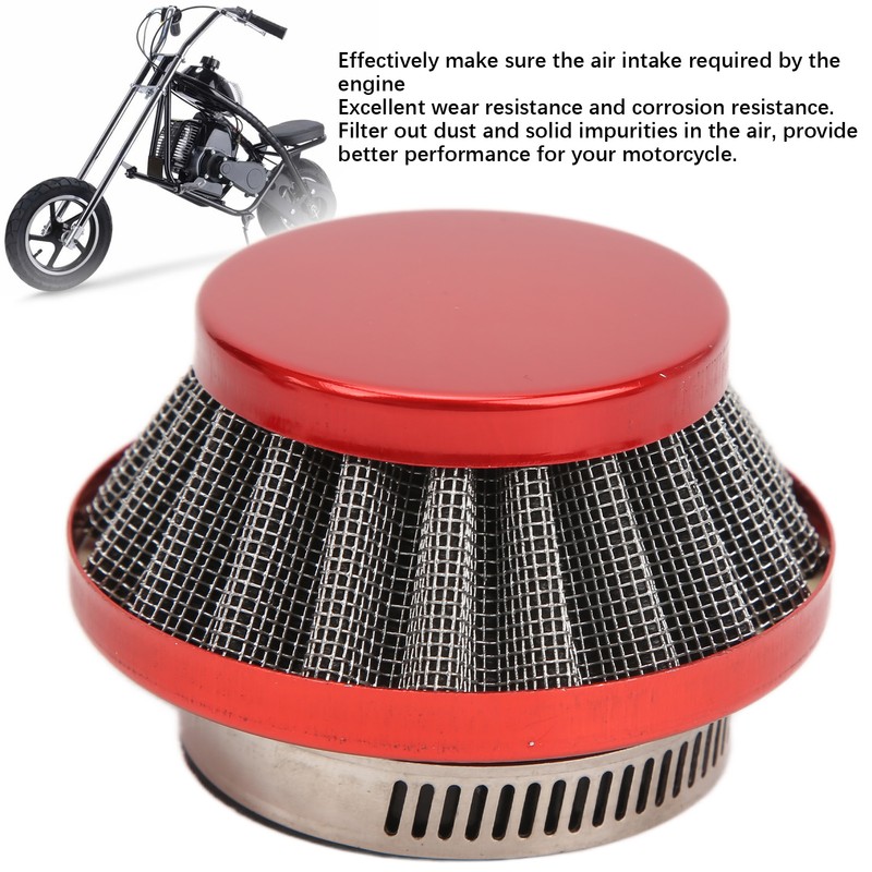 Carburetor Air Filter Adapter Red Replacement for 23cc 33cc 43cc