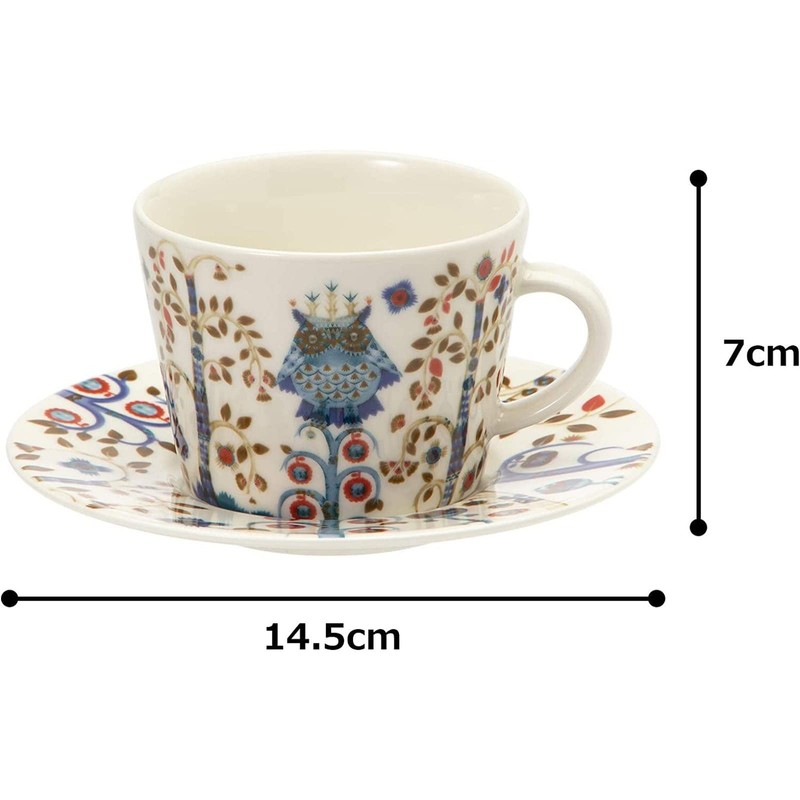 iittala 1054171 Taica Coffee Cup & Saucer, White