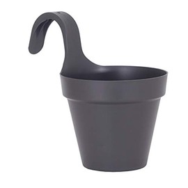 Capri Balcony Single Pot 20 cm Anthracite