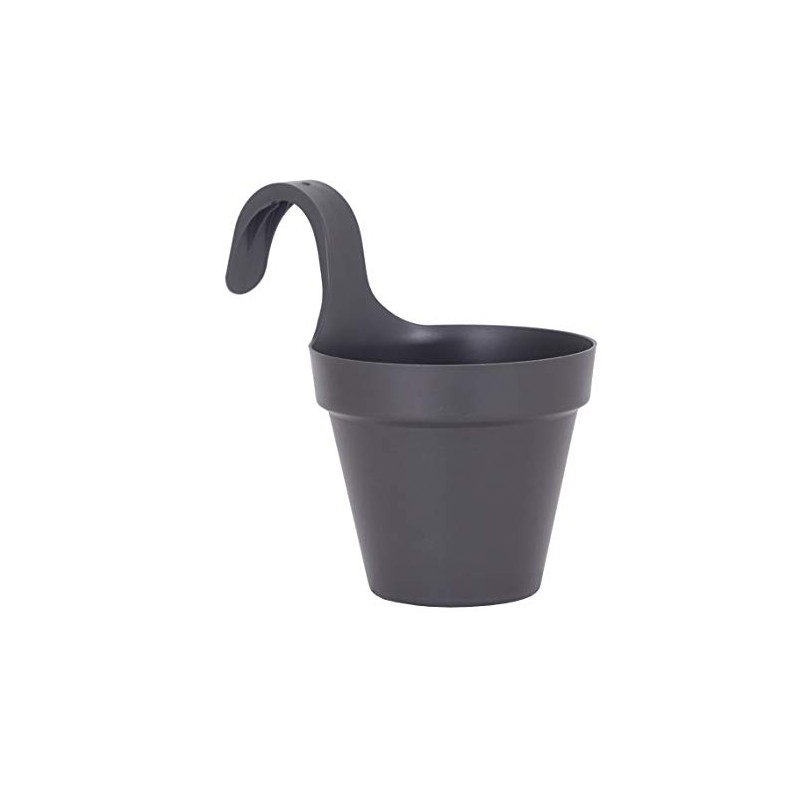 Capri Balcony Single Pot 20 cm Anthracite