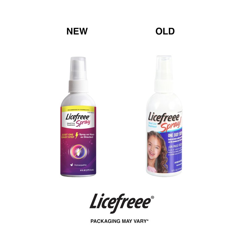 Licefreee Spray! Head Lice Treatment for Adults and Kids -