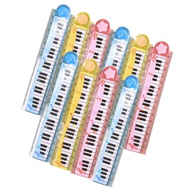 Operitacx 10pcs 30cm Piano Ruler Convenient Kids Ruler Convenient Children Ruler School Student Ruler Rulers Bulk for Classroom Small Ruler Cartoon Children Ruler Cute Ruler Multi Plastic