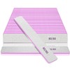 Acrylic Nail Files 80/80 Grit Reusable Coarse Square Jumbo Nail