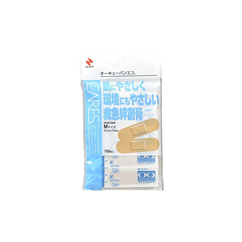 Nichiban Cares OQE100F Orcuban Eco Medium Size 0.8 x 2.8