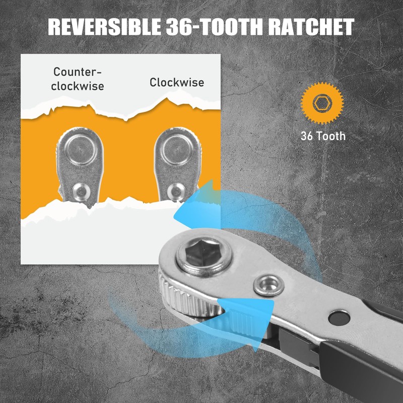 49-Piece Screwdriver Bit Set with Right Angle Screwdriver, S2 Steel,