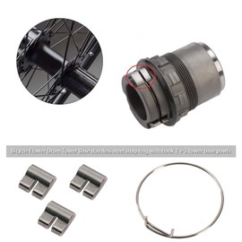 Micro Traders Set of 4 Bicycle Hub Pawl Spring Kit 26mm Freehub Spring Tower Base Pawl Cassette Driver MTB Road Bike Hub Replacement Accessories for Hub Tower Base