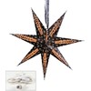 levandeo Luminous Star Black 7 Points Paper Star 60 cm