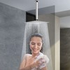 NearMoon Rain Shower Head With Shower Arm, Ceiling Mount Square