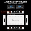 Auotac ARGB Controller PWM Fan Hub with RF Remote, (Connect