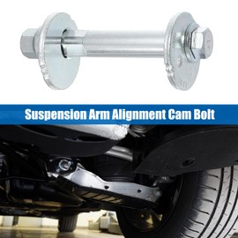 X AUTOHAUX Suspension Arm Alignment Eccentric Adjustment Cam Bolt Camber Screw Fit for TOYOTA Land Cruiser Prado 90 95-02 No.4840935050/4845235020 - Pack of 2