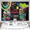 Mocsicka Hip Hop Graffiti Theme Photography Backdrops 80's 90's Colorful