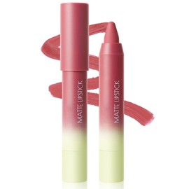 CoteMara Matte Lipstick for women Long-Lasting Water-proof Retractable Lip Liner Pencils Matte Lip-Crayon, 1 pcs (Light Red)