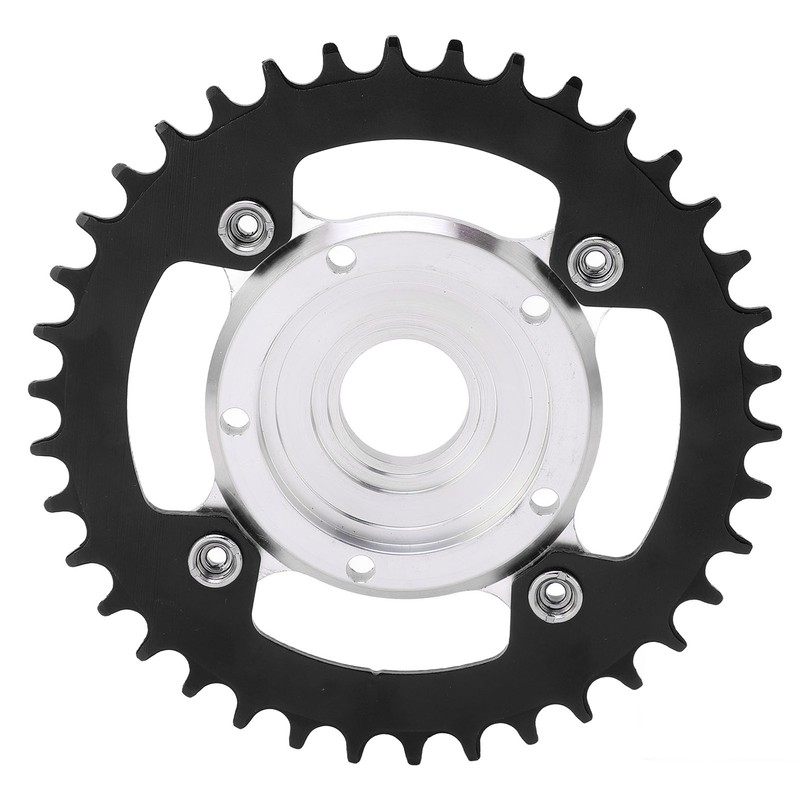 38T 104 BCD Electric Bike Chainring and Adapter Aluminum Alloy