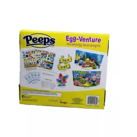 Peeps Egg Venture Diorama Egg Decorating Kit-80 Pc