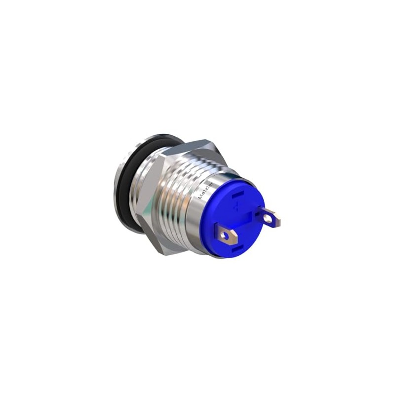 Metzler - Push Button 12mm - IP67 IK10 - Stainless