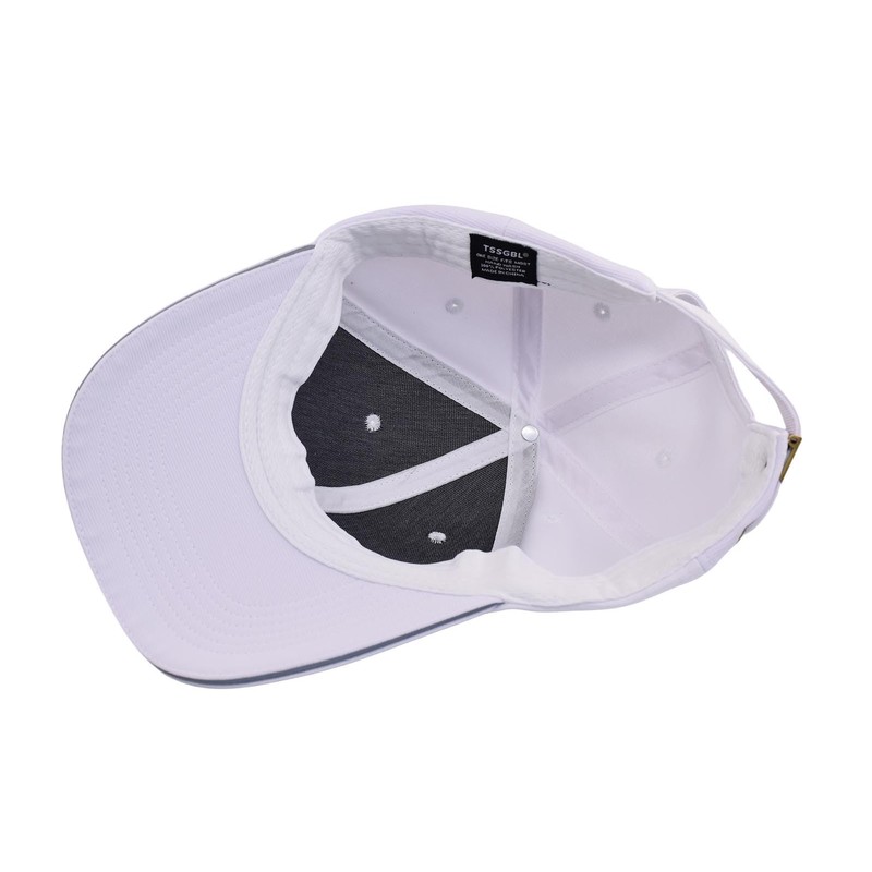 TSSGBL Men's Premium Baseball Hat White Plain Adjustable Blank Ball
