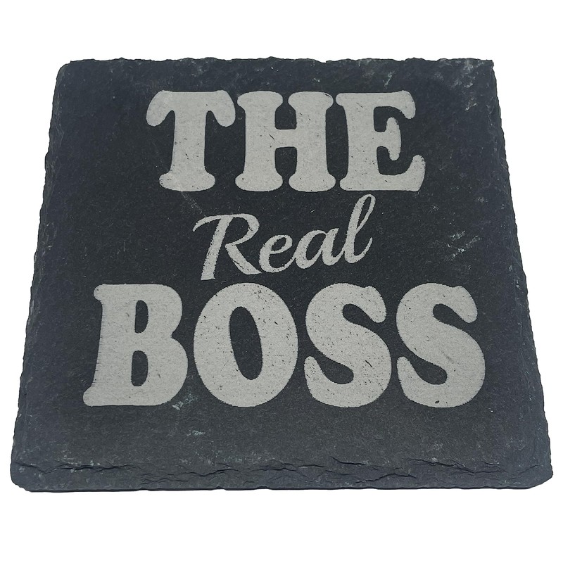 Laser Amore Funny Slate Coaster Set for Couples - 'The