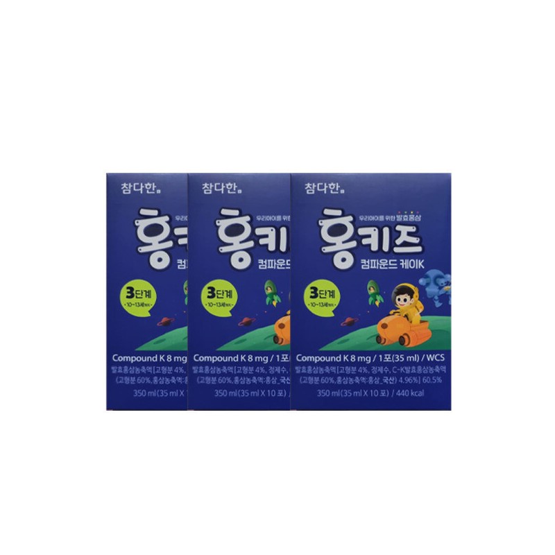 참다한 홍키즈 3단계 35ml x 30포 케이스없음 / 써클 Chamda