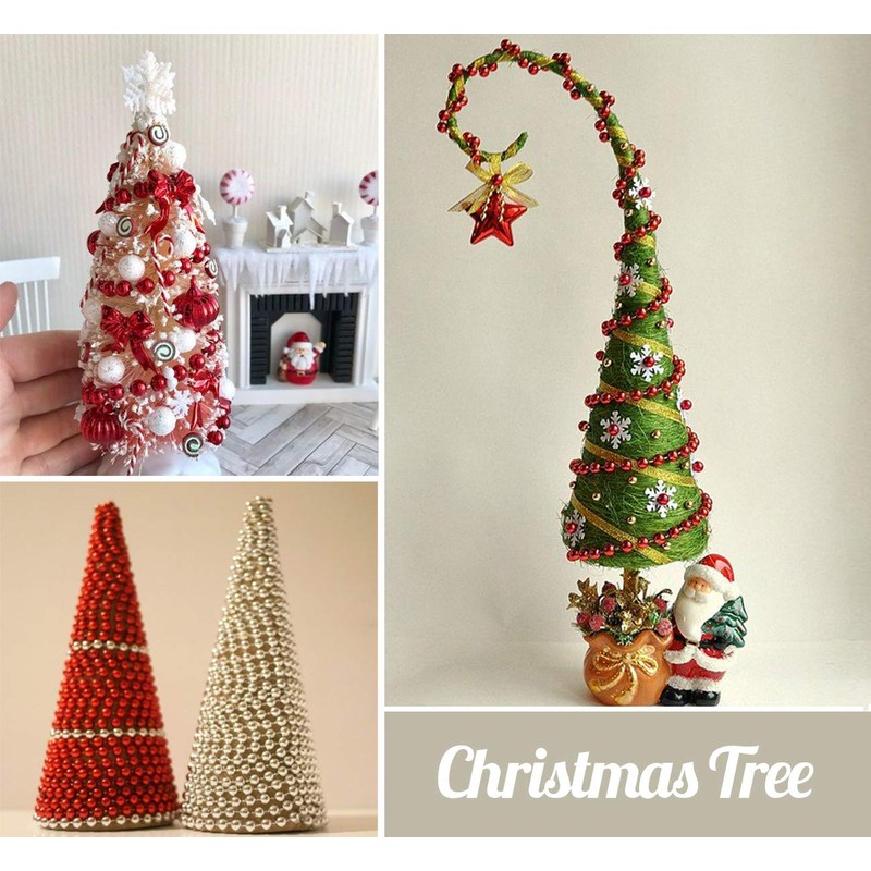 Anstore 15M Christmas Bead Chain, Christmas Bead Garlands for Christmas