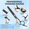 Hairdressing Scissors, 15 Pcs Thinning Scissor Kit, Professional Hairdressing Scissors