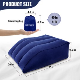 SAHEYER Vein Cushion, Leg Elevation Cushion, Inflatable Vein Cushion and Leg Cushion, High Position, Vein Cushion for the Legs, Comfort, Improve Blood Circulation and Reduce Swelling