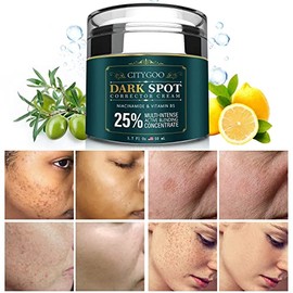 CITYGOO - Eliminador de manchas oscuras para el rostro y cuerpo crema correctora de manchas oscuras con ingredientes naturales y efectivos para una...