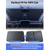[2025 Upgraded] Nmoiss Car Windshield Sun Shade [Dot Matrix Reflective