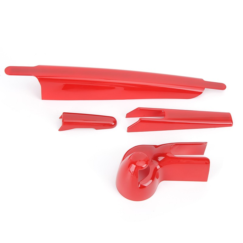 4pcs Car Rear Windshield Wiper Cover Trim Decoration Fit for