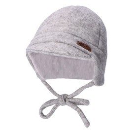 Sterntaler Boys' Peaked Cap Melange Hat, lightgrey