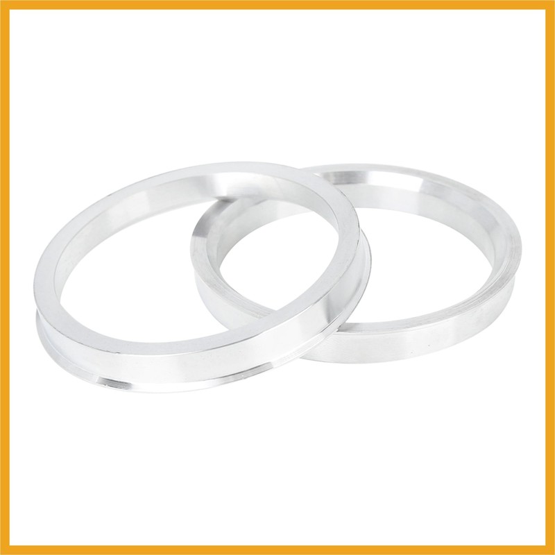 Partuto 4pcs 73.1 to 63.4 mm Aluminium Alloy Car Hub