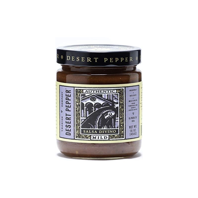 Desert Pepper Trading Divino Mild Salsa, 16 Ounce - Pack