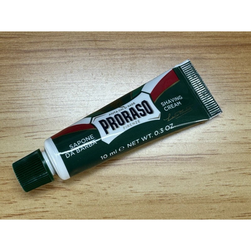 Proraso 4Pack Proraso Refreshing Shaving Cream Soap Tube Eucalyptus Oil