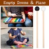 TIESOME 4 Pcs Steel Tongue Drum Mallets, Xylophone Mallet Glockenspiel