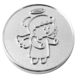 Paul & Lilli Angel Greetings – Happy Easter Guardian Angel – Lucky Coin Lovely Lilli Silver – Happy Easter Lucky Charm Talisman Angel Pocket Chip