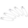 TA-VIGOR 100Pcs Safety Pins, 28mm Rust Resistant Small Strong Metal