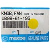 Genuine Mazda BT-50 UN Heater Control Knob 2008-11 Ford Ranger