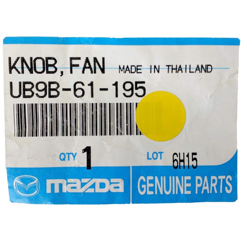 Genuine Mazda BT-50 UN Heater Control Knob 2008-11 Ford Ranger